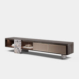 Ravello Marble Base Luxury TV Unit, alternative angle