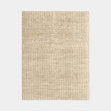 Rena Textured Wool Luxury Rug in beige