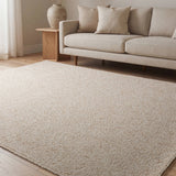 Rilievo Textured Luxury Rug, shown in a room setting