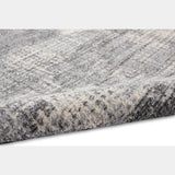 Rush Crosshatch Grey Beige Luxury Rug, available from Touched Interiors UK