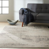 Rush Crosshatch Ivory Beige Luxury Rug, available from Touched Interiors UK
