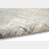 Rush Ivory Blue Luxury Rug, available from Touched Interiors UK