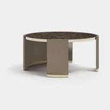 Sasha Round Luxury Coffee Table, alternative angle