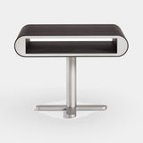 Satellite Pedestal Luxury Bedside Table in a room setting