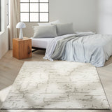 Sculptural Ivory Wool Luxury Rug, available from Touched Interiors UK