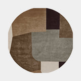 Serge Lesage Blueprint Havana Brown Rug in havana brown