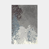 Serge Lesage Crazed Blue-Toned Wave Rug in blue-toned wave