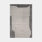 Serge Lesage Flow 3 Feather Grey Rug in feather grey
