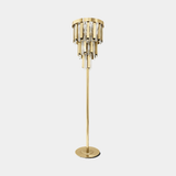 Castro Lighting Skylar Floor Lamp in gold-plated brass, available from Touched Interiors UK