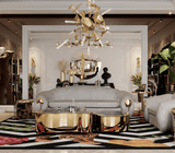 Boca do Lobo Soleil Sofa in a dramatic reception room