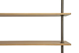 Sottile Brass Column Luxury Bookcase, detail