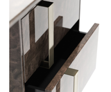 Spearing Writing Desk: Luxury Marble and Wood Executive Desk for Home Office, alternative angle