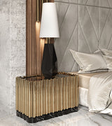 Boca do Lobo Symphony Nightstand, detail of the craftsmanship