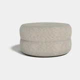 Tangier Round Luxury Pouf: grey bouclé (Cat B)