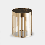 The Private Label Stark Side Table, available from Touched Interiors UK