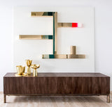 Traverso Sculptural Luxury Wall Shelf in a room setting