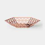 Trigono Openwork Luxury Tray, shown in copper