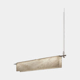 United Alabaster Loft Pendant Light in natural alabaster, studio view on grey