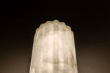 United Alabaster Roller Wall Light in natural fluted alabaster
