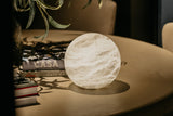United Alabaster Wireless Moon Table Lamp, view 6
