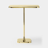 Velario Pedestal Luxury Side Table in the rectangular shape