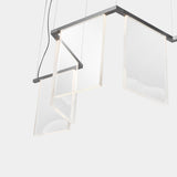 Vetrata Acrylic Panel Luxury Suspension Lamp, shown in another finish