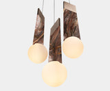 Visionnaire ROMA Luxury Marble and Steel Suspension Lamp - High-End Italian Interior Lighting