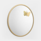 Volare Winged Round Luxury Mirror, view 5