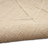 Wander Natural Wool Luxury Rug, available from Touched Interiors UK