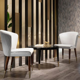 Whitby Elliptical Noir Glass Luxury Coffee Table, close-up detail