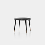 Whitby Round Noir Glass Luxury Coffee Table, Round (90cm)