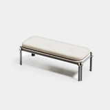 Windsor Metal Frame Luxury Bench, alternative angle