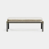 Windsor Metal Frame Luxury Bench, alternative angle