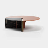 Wren Lacquer and Marble Luxury Coffee Table, alternative angle