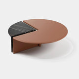 Wren Lacquer and Marble Luxury Coffee Table, alternative angle