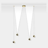 Zaffiro Sphere Luxury Suspension Lamp, view 4