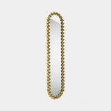 Zecchino Beaded Oval Luxury Mirror, view 3