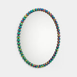 Zecchino Beaded Round Luxury Mirror, shown in another finish