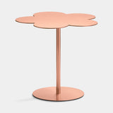 Zinnia Petal Luxury Side Table, shown in copper, second view