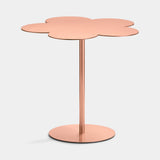 Zinnia Petal Luxury Side Table, shown in copper, third view