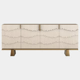 The Private Label Cliff Sideboard: Oak & Brass Detailing