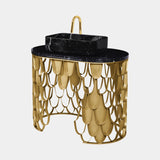 Maison Valentina Koi Vanity Cabinet and Pedestal Sink