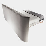 Curved Stainless Steel Bed Frame: The Visionnaire Ca' Foscari Bed offers a touch of modern elegance with its curved stainless steel base.