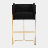 Cadaqués Walnut Root Luxury Bar Chair