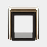 Castle Luxury Brushed Bronze Side Table Set