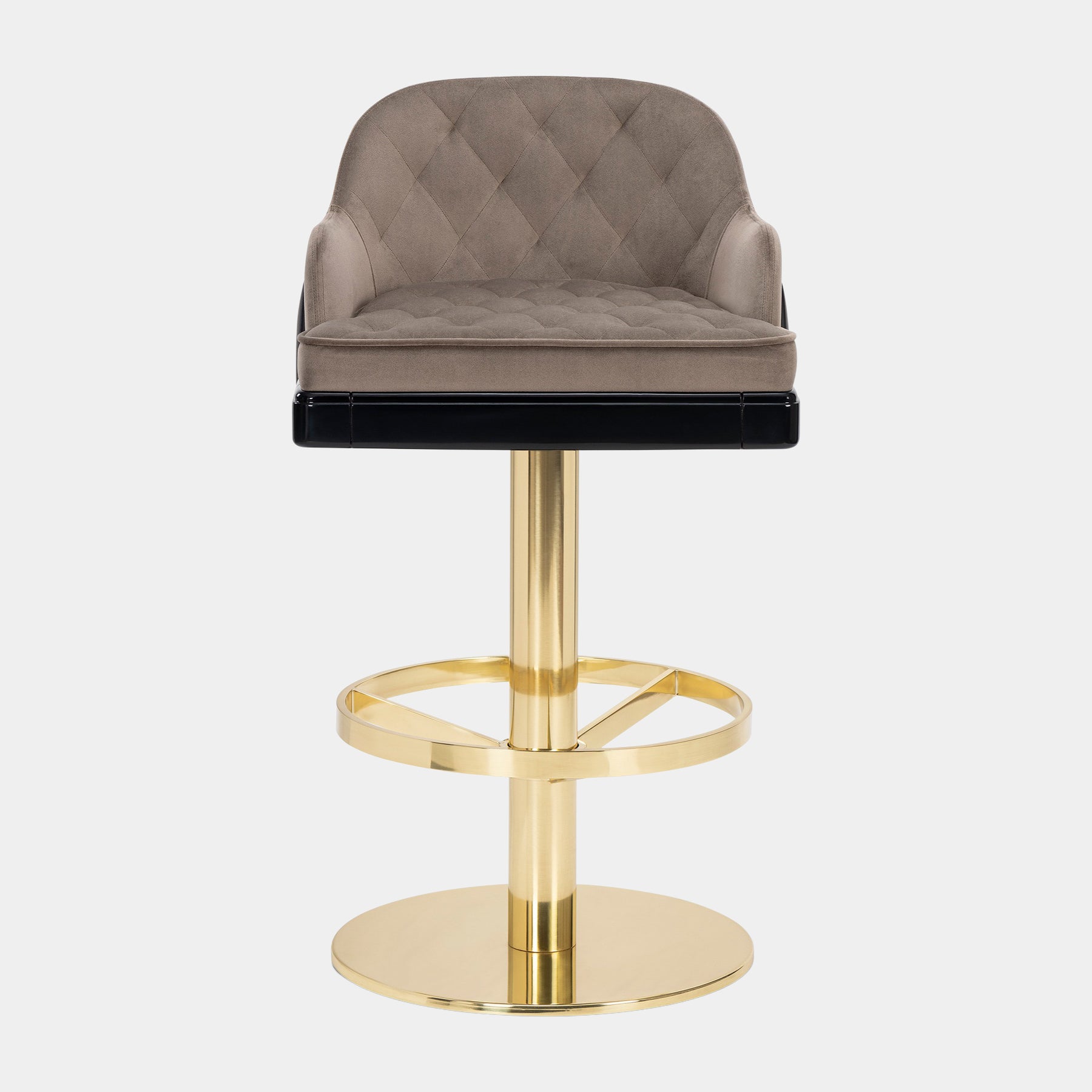 Luxury swivel bar top stools with backs