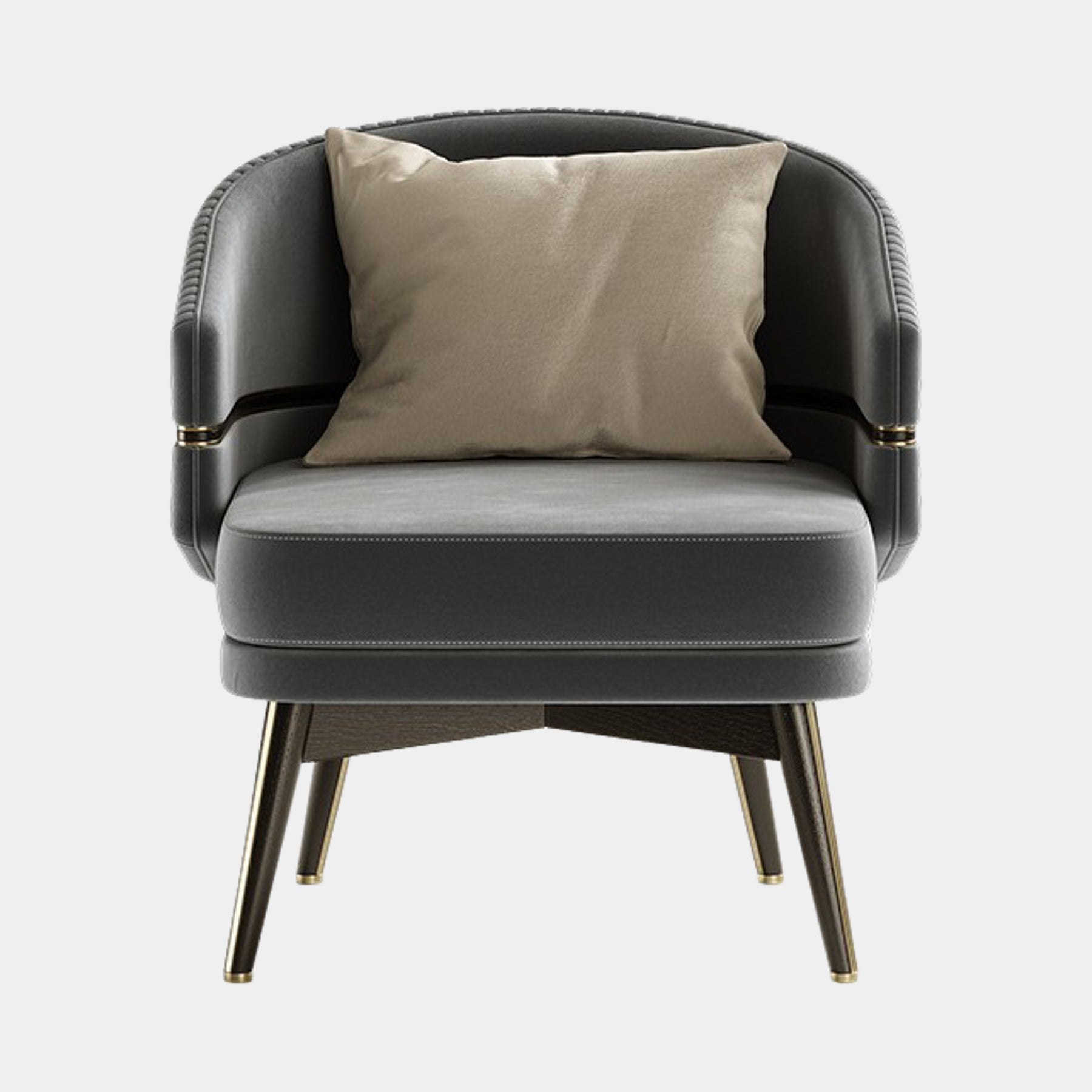 Brass armchair hot sale