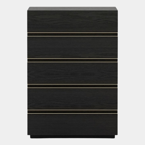 Cocoon Luxury Tallboy with Polished Gold Detailing