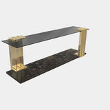 Luxxu Vertigo Long Side Table, view 2