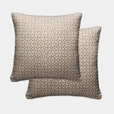 Geometric Diamond Audley Almond Cushion - Touched Interiors